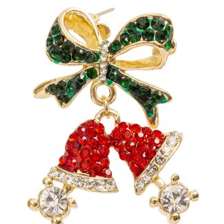 Brooch bells swarosky