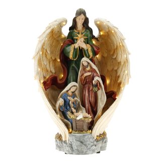 Angel nativity led 46cm