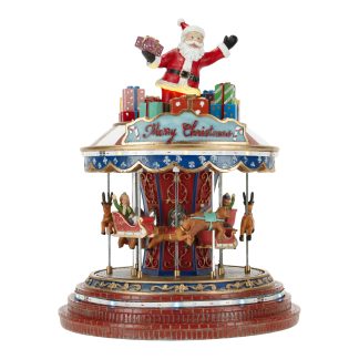 Carousel led Santa