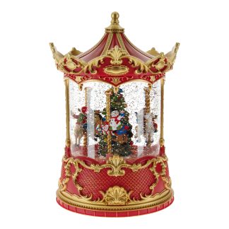 Carousel water spinning led