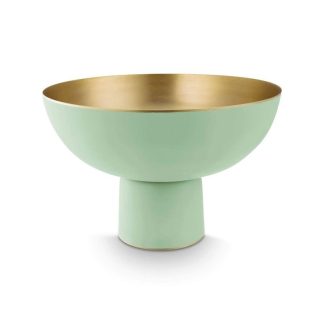 High tray metal matt bright green