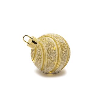 Ball gold/green led 15cm