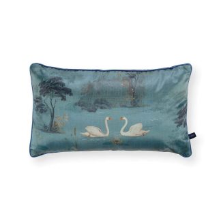 Darjeeling days blue cushion