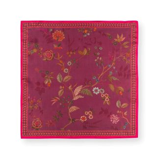 Scarf Bodhi flower red