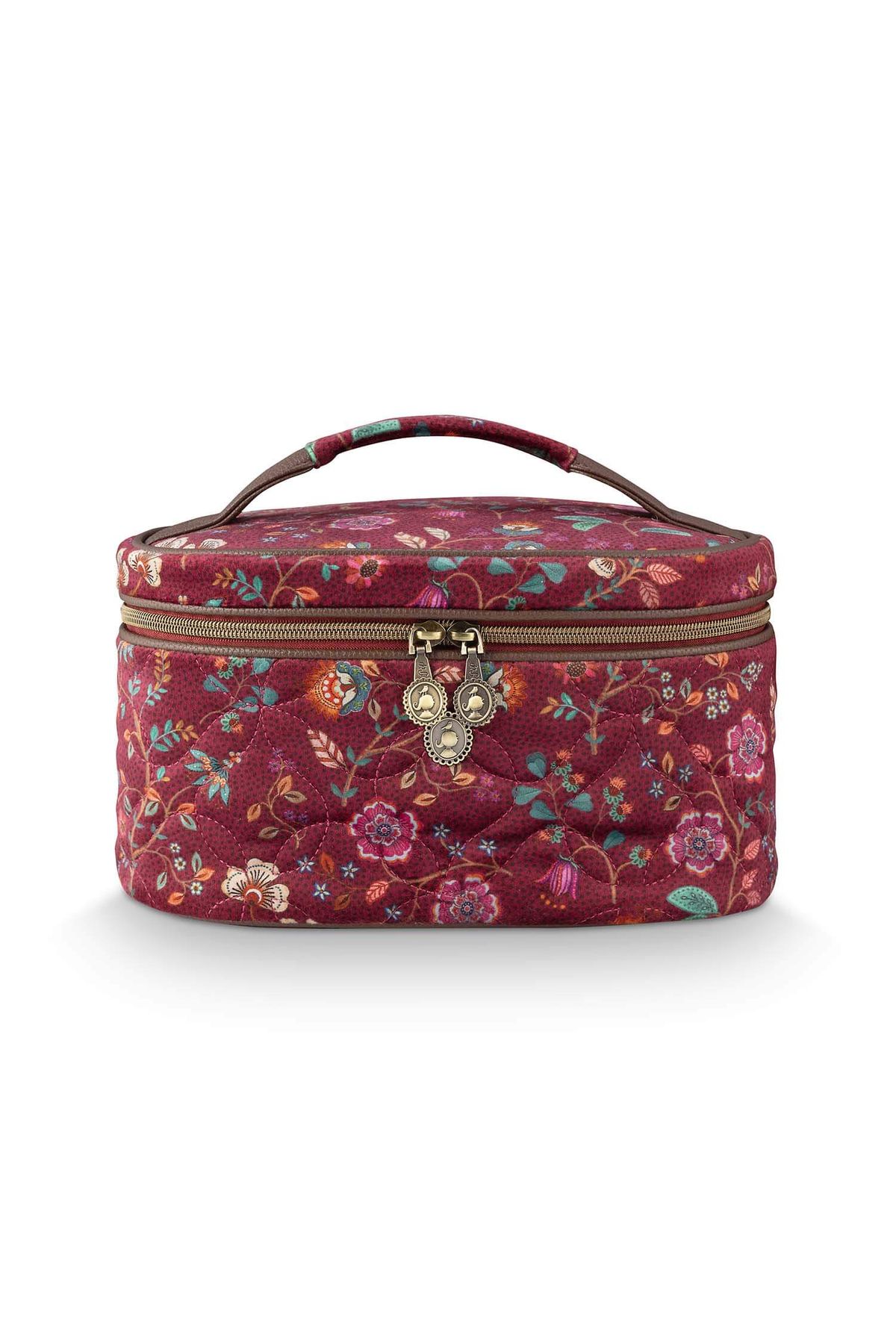 Cleo beauty case flora pink